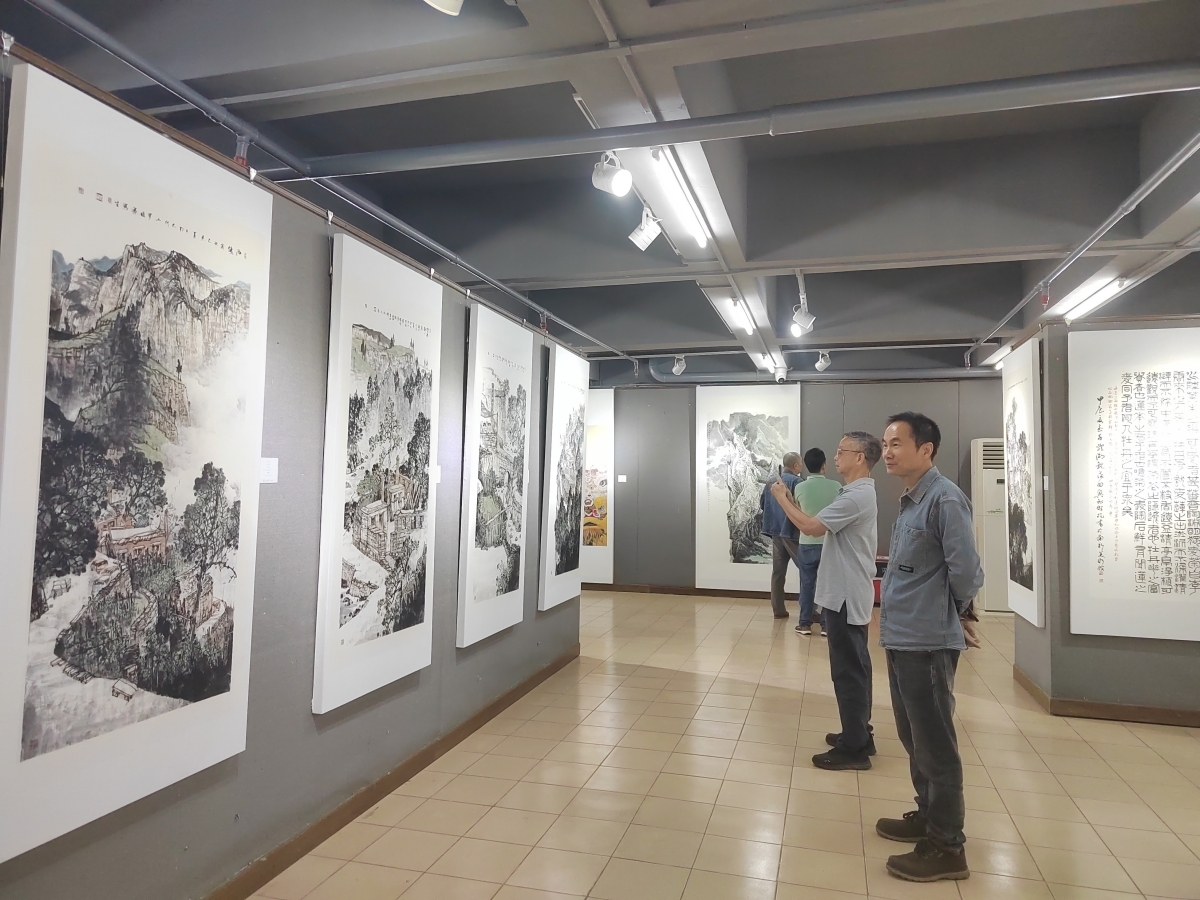 80幅精品！“墨彩生暉書畫聯展”大良開幕