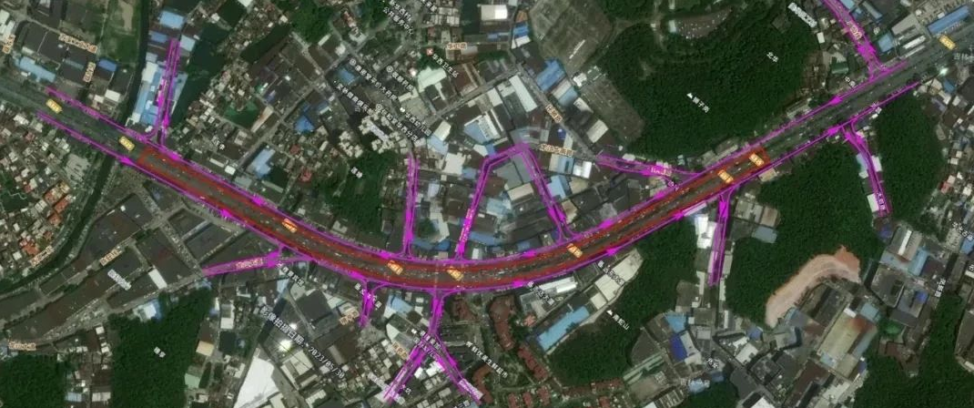 繞行提醒！龍峰路口跨線橋建設工程6月3日起圍蔽施工