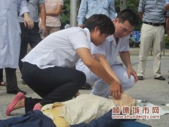 海尾：日曬雨淋不阻防災減災綜合宣傳