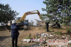 占用灘涂地，1500平方米私建物業被拆