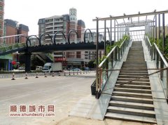 倫教醫院段人行天橋或將10月底投入使用