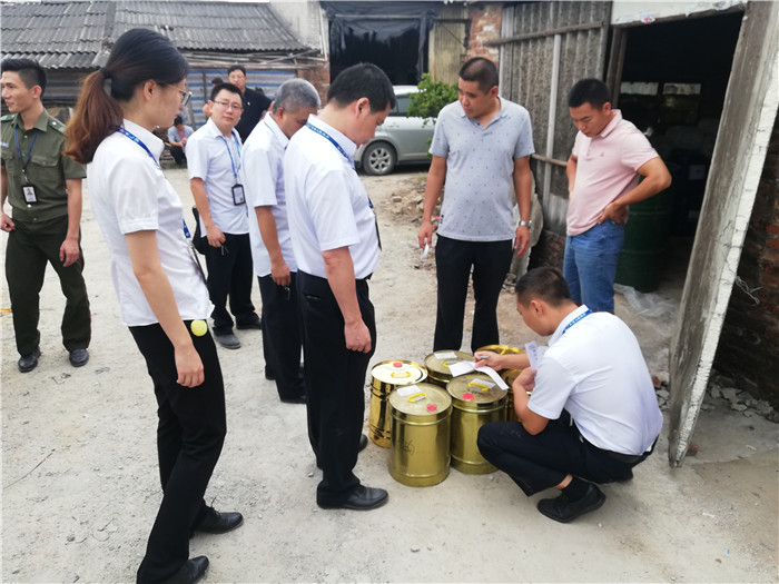 不留隱患！北滘查處違規(guī)儲存危化品場所